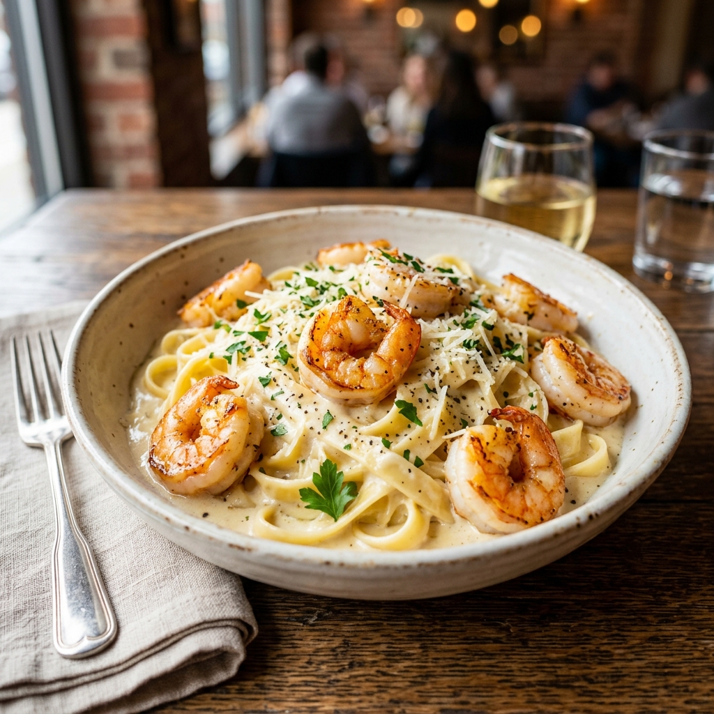 Shrimp Alfredo