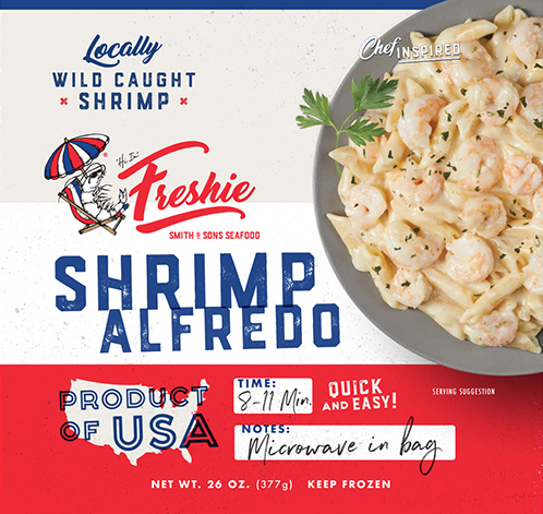 Shrimp Alfredo Packaging