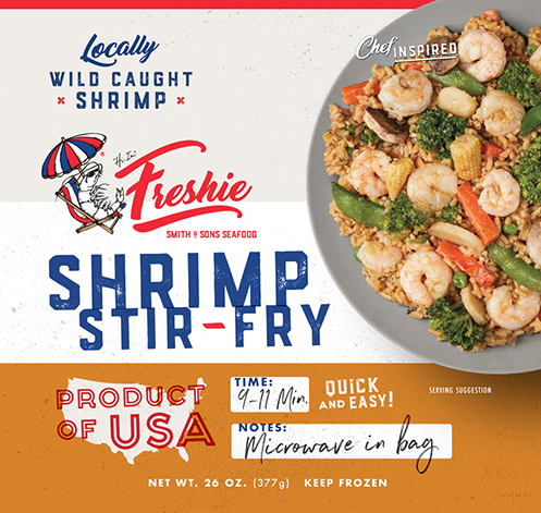 Shrimp Stir-Fry Packaging